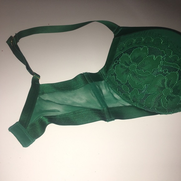 EMERALD GREEN VICTORIAS SECRET SEXY BRA GIGI HADAD - Picture 8 of 12